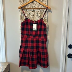 3/$15-Plaid Red Dress